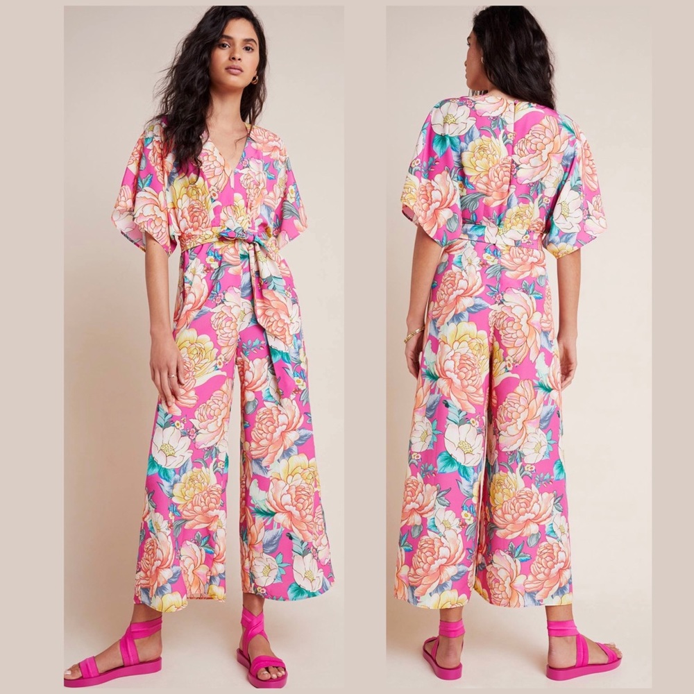 COPY - Farm Rio Eulalie Wide-Leg Jumpsuit Size XS